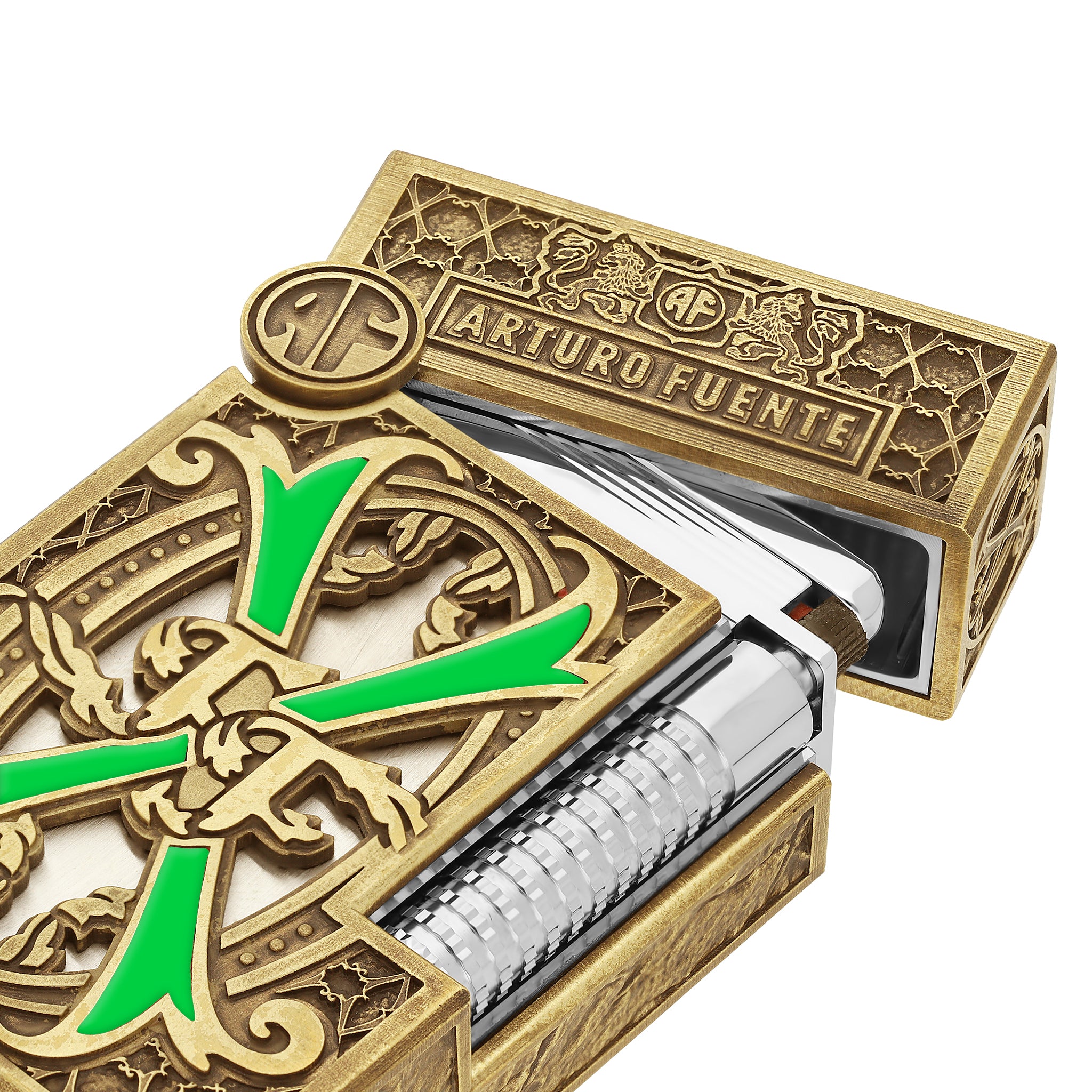 LE GRAND C23064HC FUENTE Luxury Lighter Green - ST. Dupont x Arturo Fuente | CSC Cigars