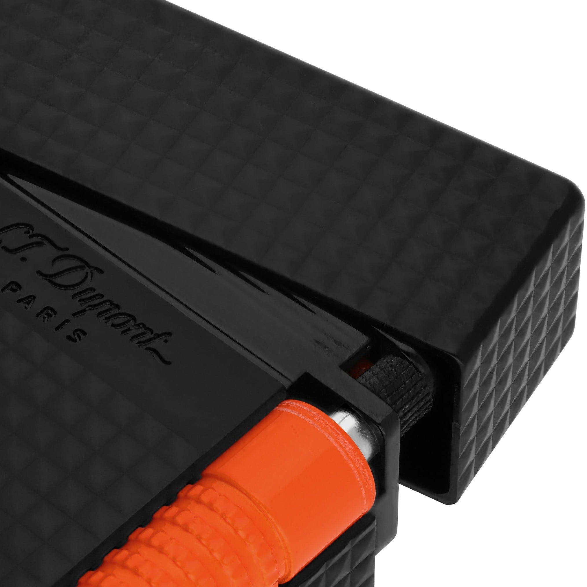 ST Dupont FLUO C23069 - Luxury Lighter Neon Orange | CSC Cigars