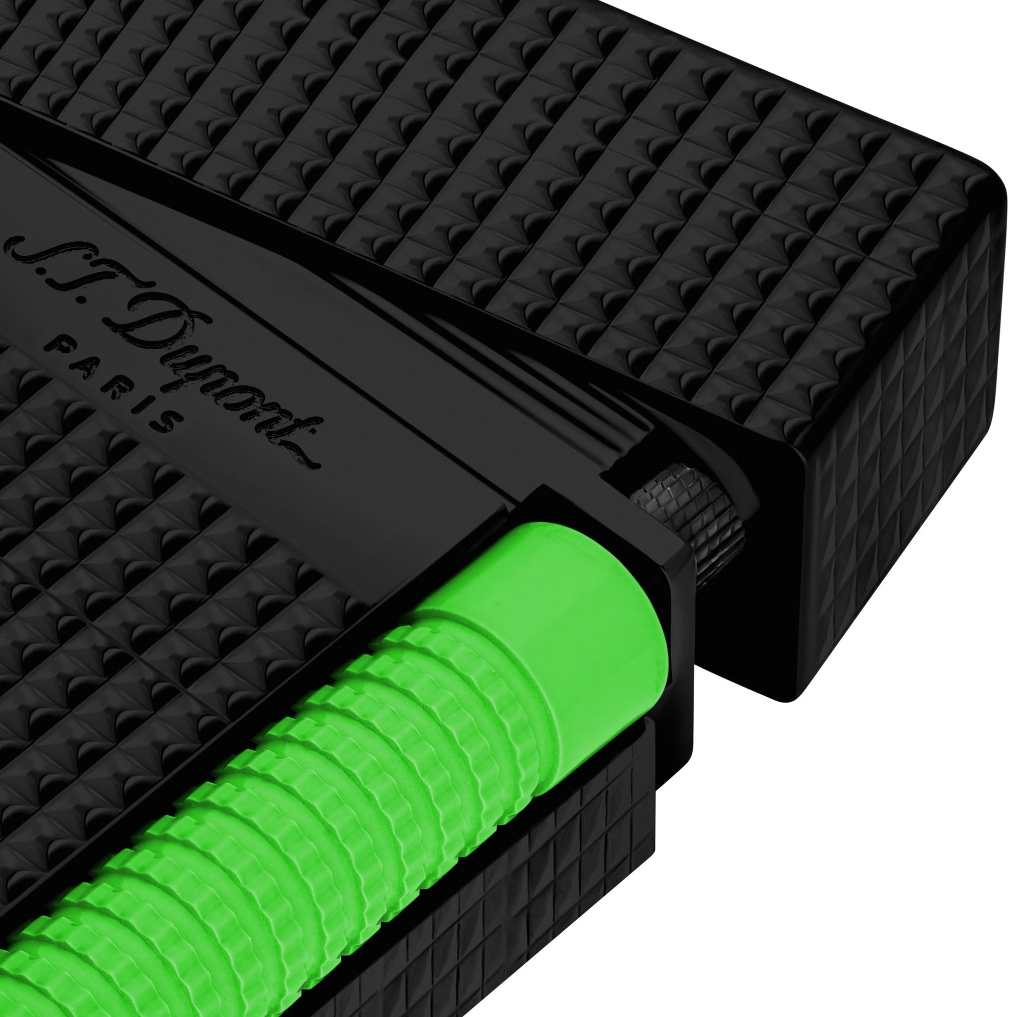 ST Dupont FLUO C23072 - Luxury Lighter Neon Green | CSC Cigars