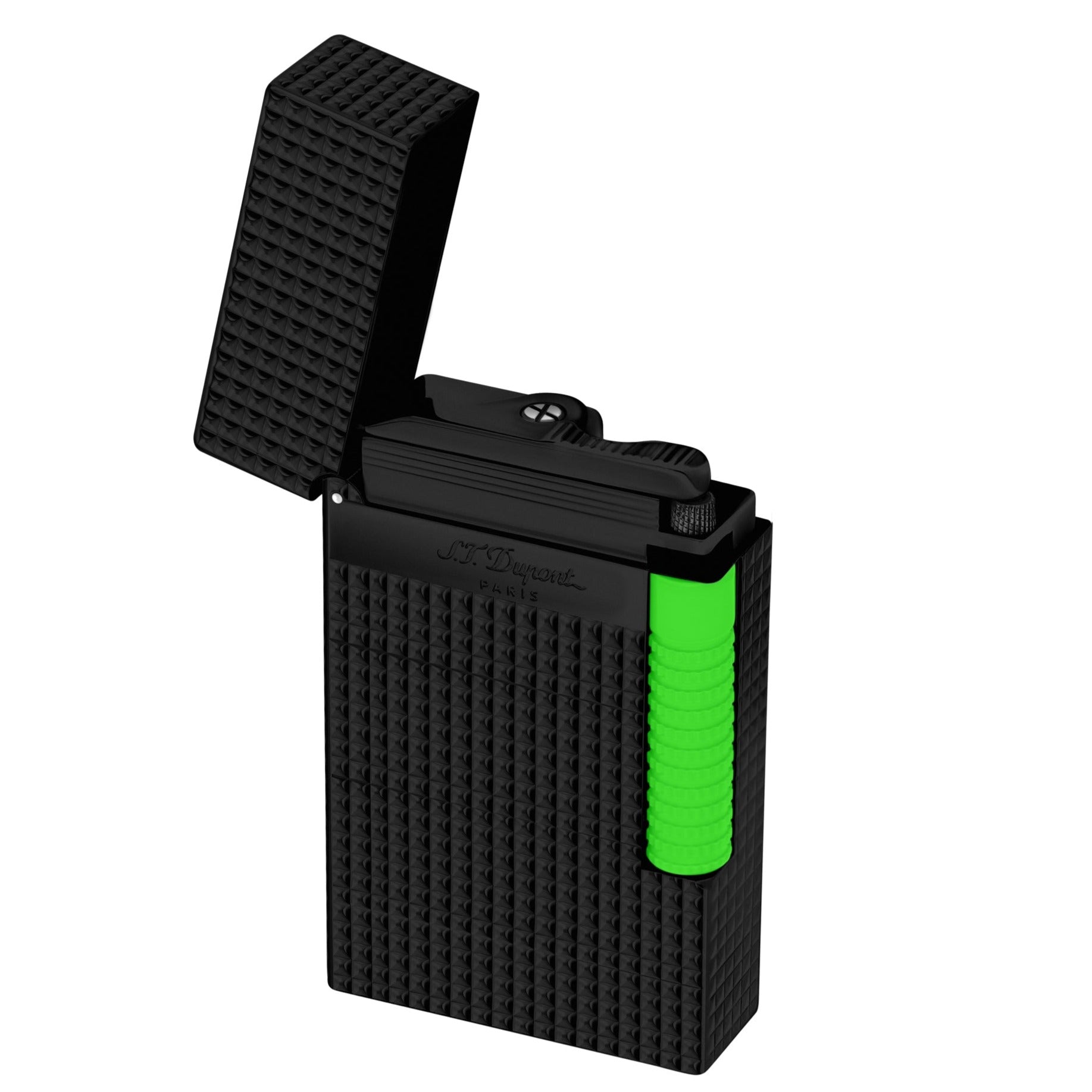 ST Dupont FLUO C23072 - Luxury Lighter Neon Green | CSC Cigars