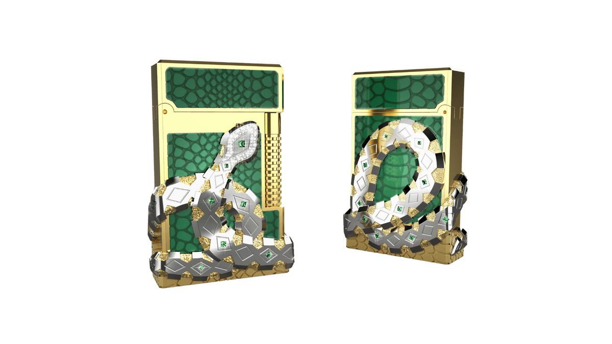 SNAKE C23080 Year of the Snake High Jewelry Luxury Set - S.T. Dupont Paris | CSC Cigars