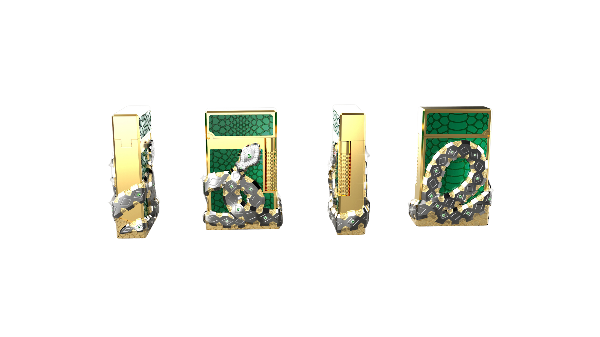 SNAKE C23080 Year of the Snake High Jewelry Luxus-Set - S.T. Dupont Paris | CSC Cigars