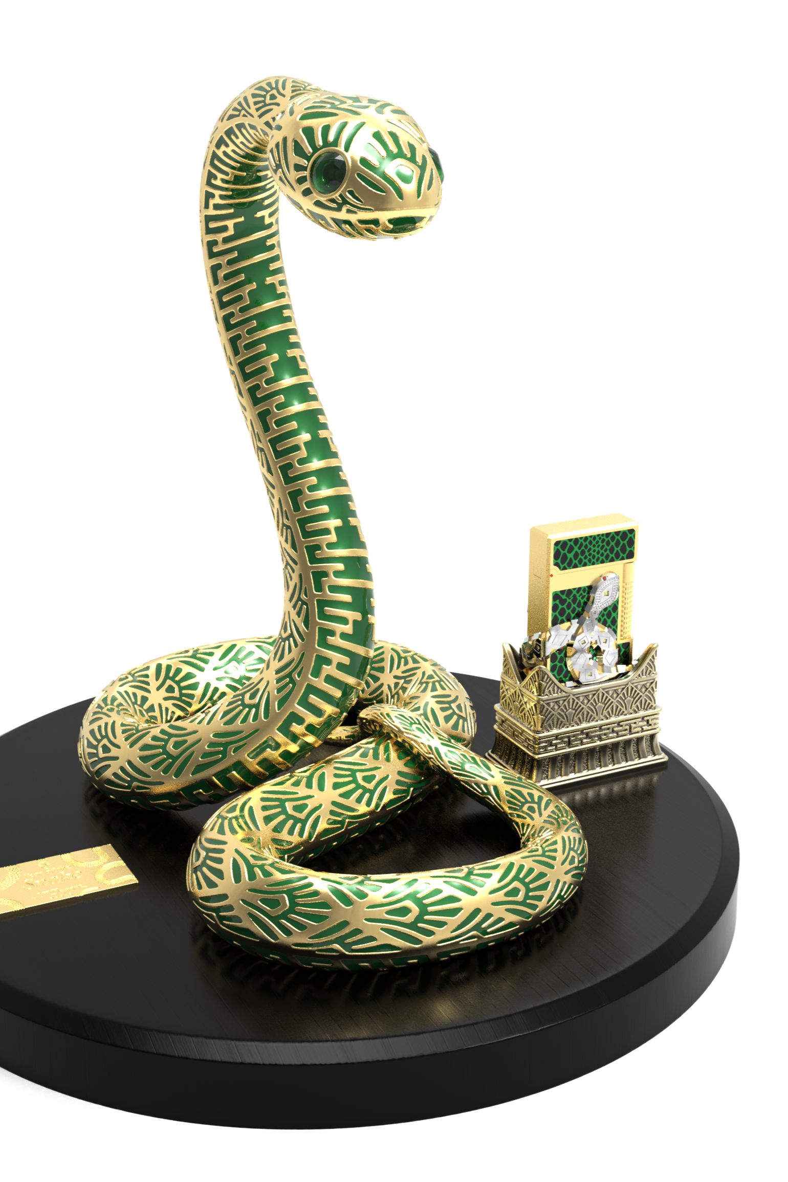 SNAKE C23080 Year of the Snake High Jewelry Luxus-Set - S.T. Dupont Paris | CSC Cigars