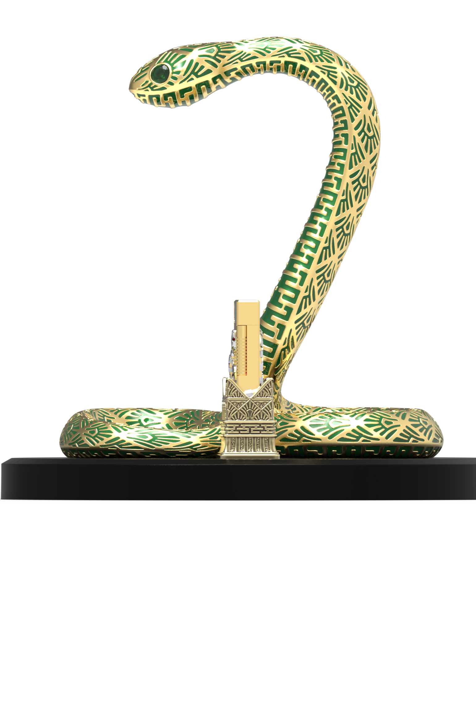 SNAKE C23080 Year of the Snake High Jewelry Luxus-Set - S.T. Dupont Paris | CSC Cigars