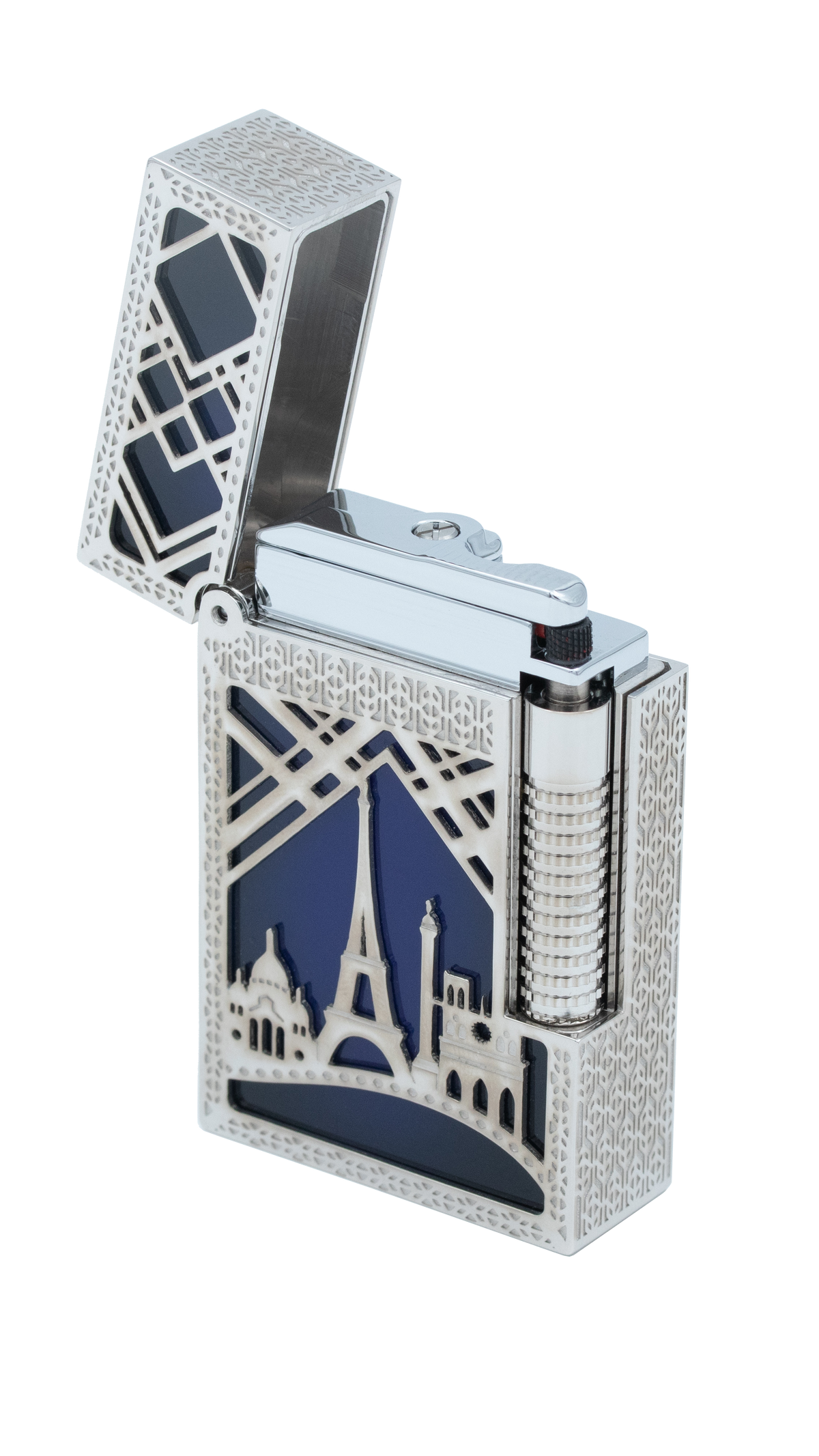 LE GRAND C23461 SKYLINE WHITE GOLD Luxury Lighter - S.T. Dupont Paris | CSC Cigars