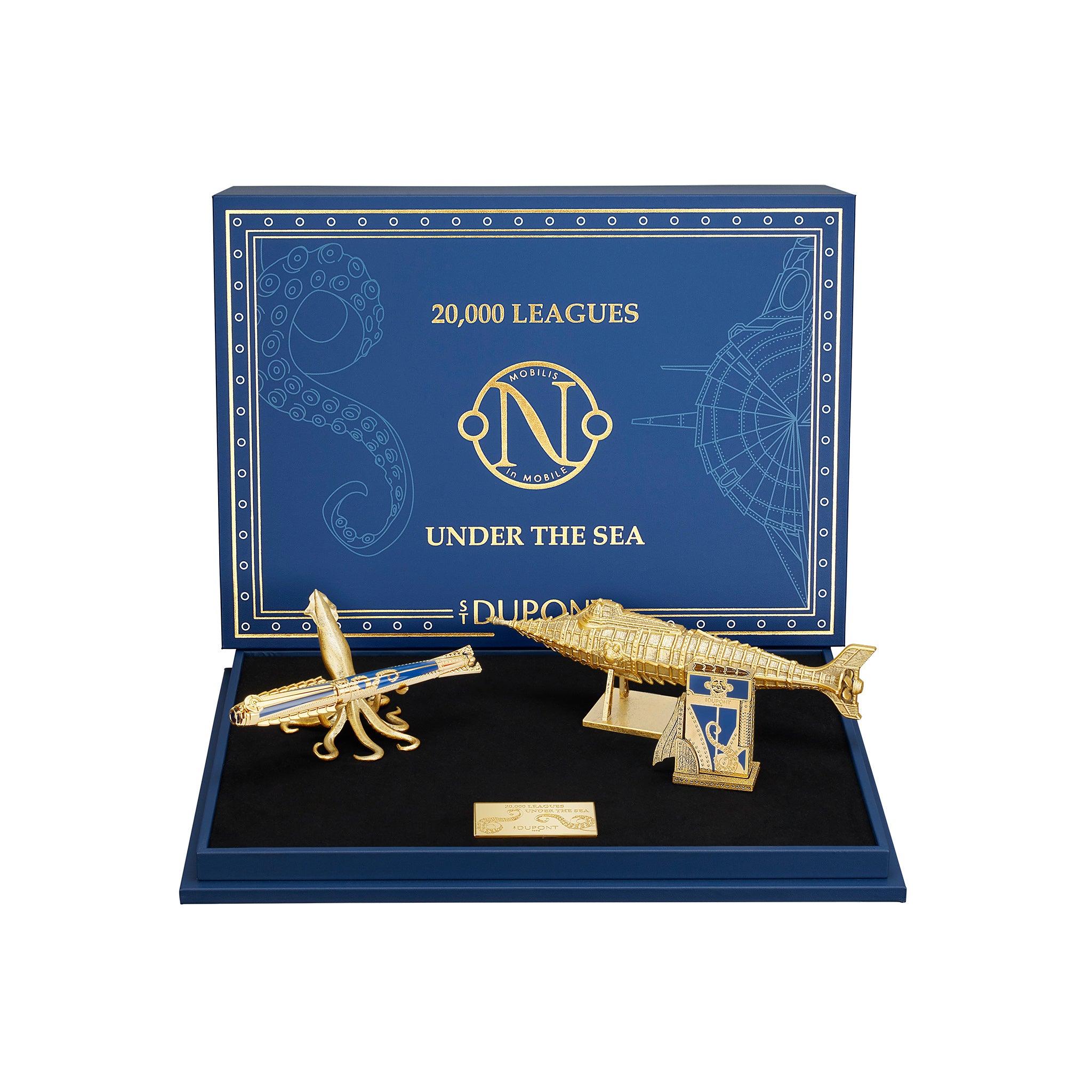Prestige Set Art of Fire 20,000 Leagues Under the Sea Blue - ST Dupont | CSC Cigars