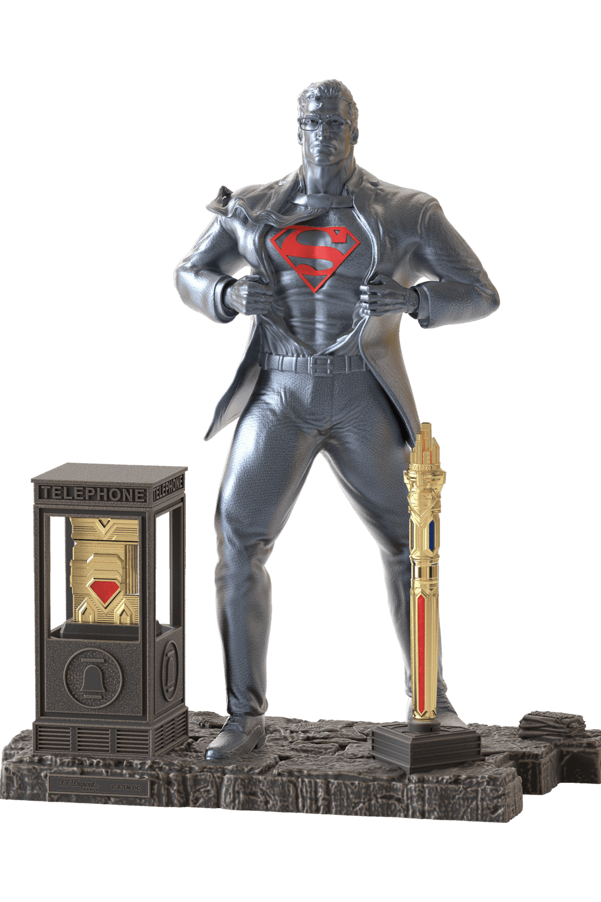 SUPERMAN C2SUPERMANHC Superman DC Comics Luxury Set - S.T. Dupont x Warner Bros | CSC Cigars