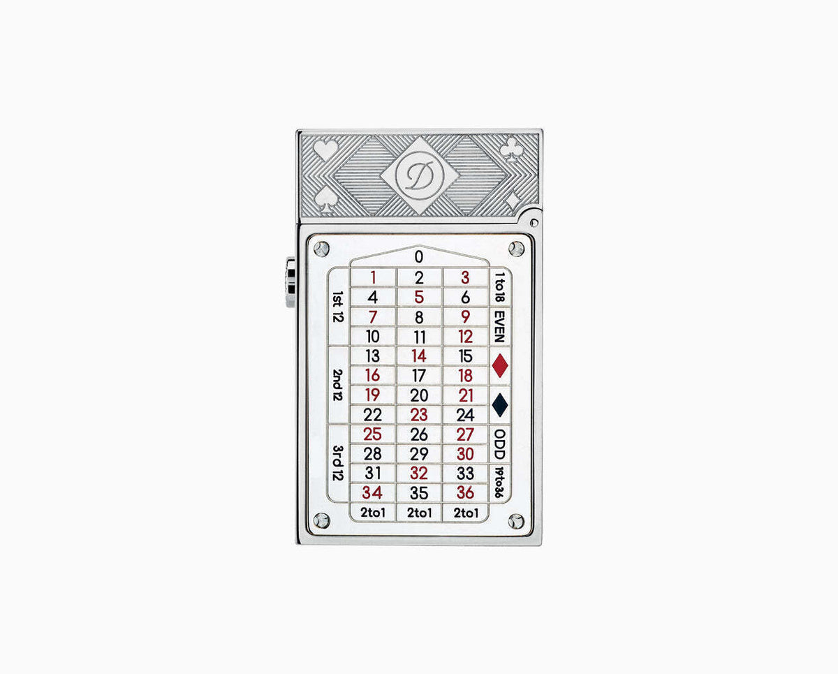 CASINO 016358PAL Pocket Complication Palladium Luxury Lighter - ST. Dupont Paris | CSC Cigars