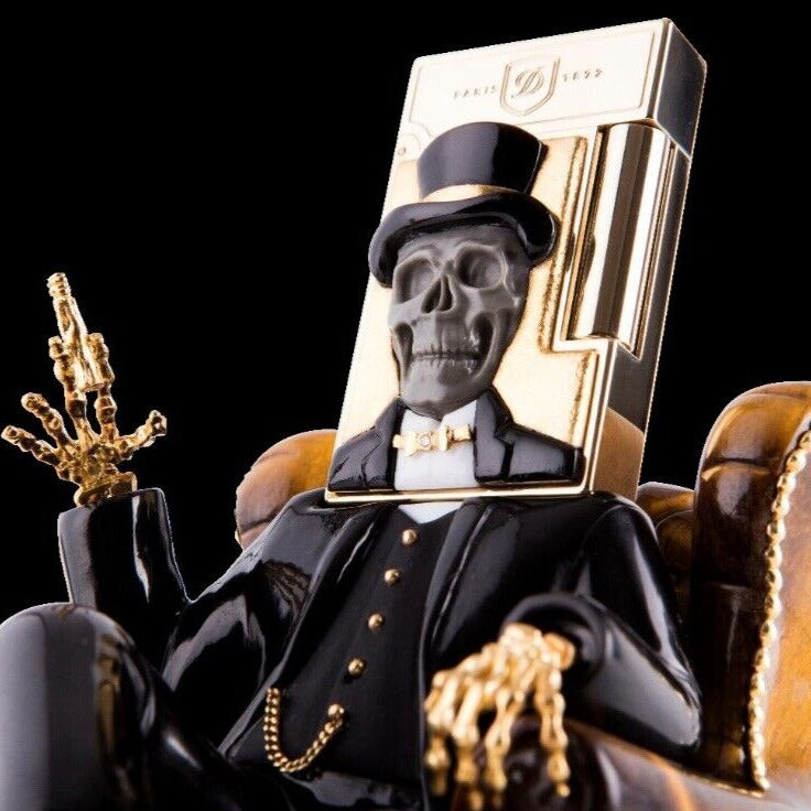 DANDY 016645S Dandy Skull Gemstone Luxury Lighter - ST Dupont Paris | CSC Cigars