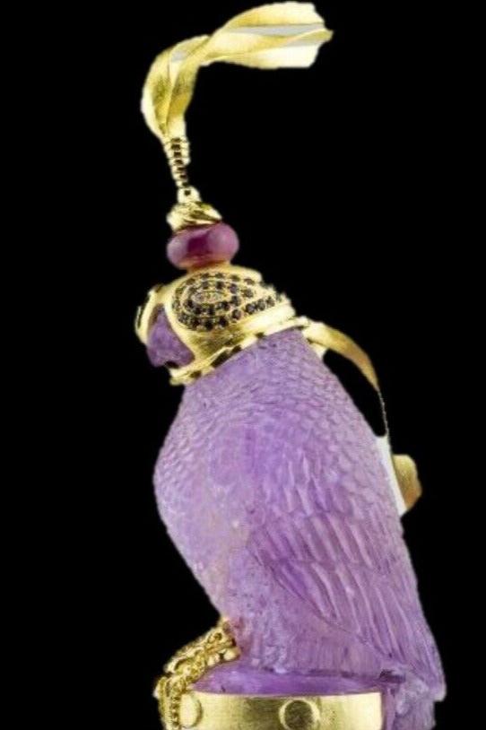 FALCON 241808 Peregrine Amethyst Gemstone Luxury Fountain Pen - ST. Dupont Paris | CSC Cigars