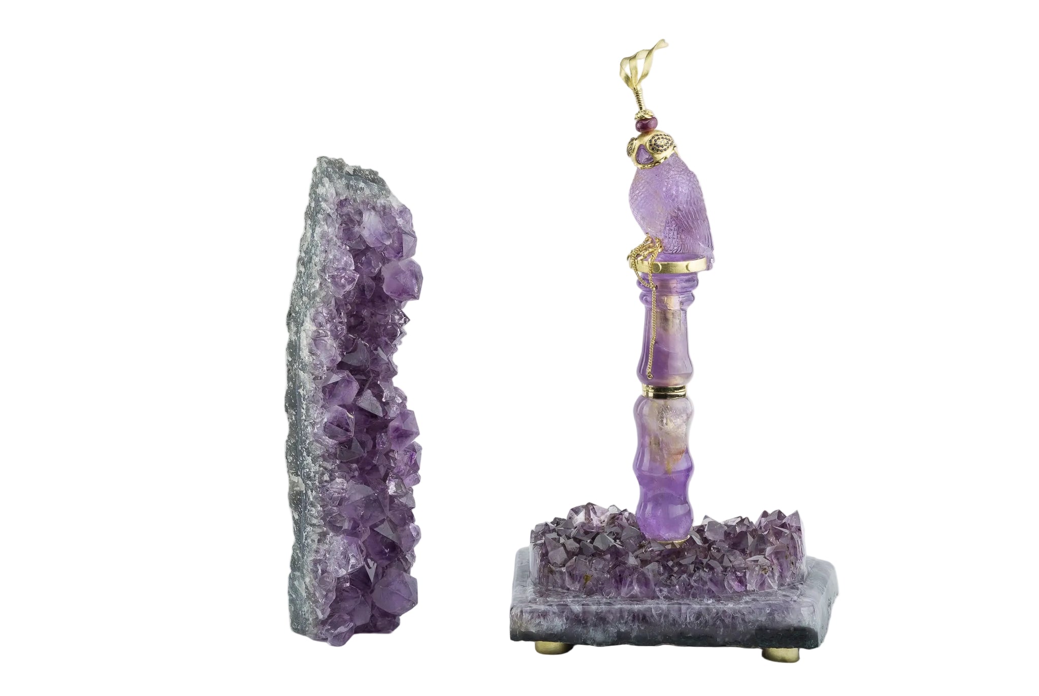 FALCON 241808 Wanderfalke Amethyst Edelstein Luxus-Füller - S.T. Dupont Paris | CSC Cigars