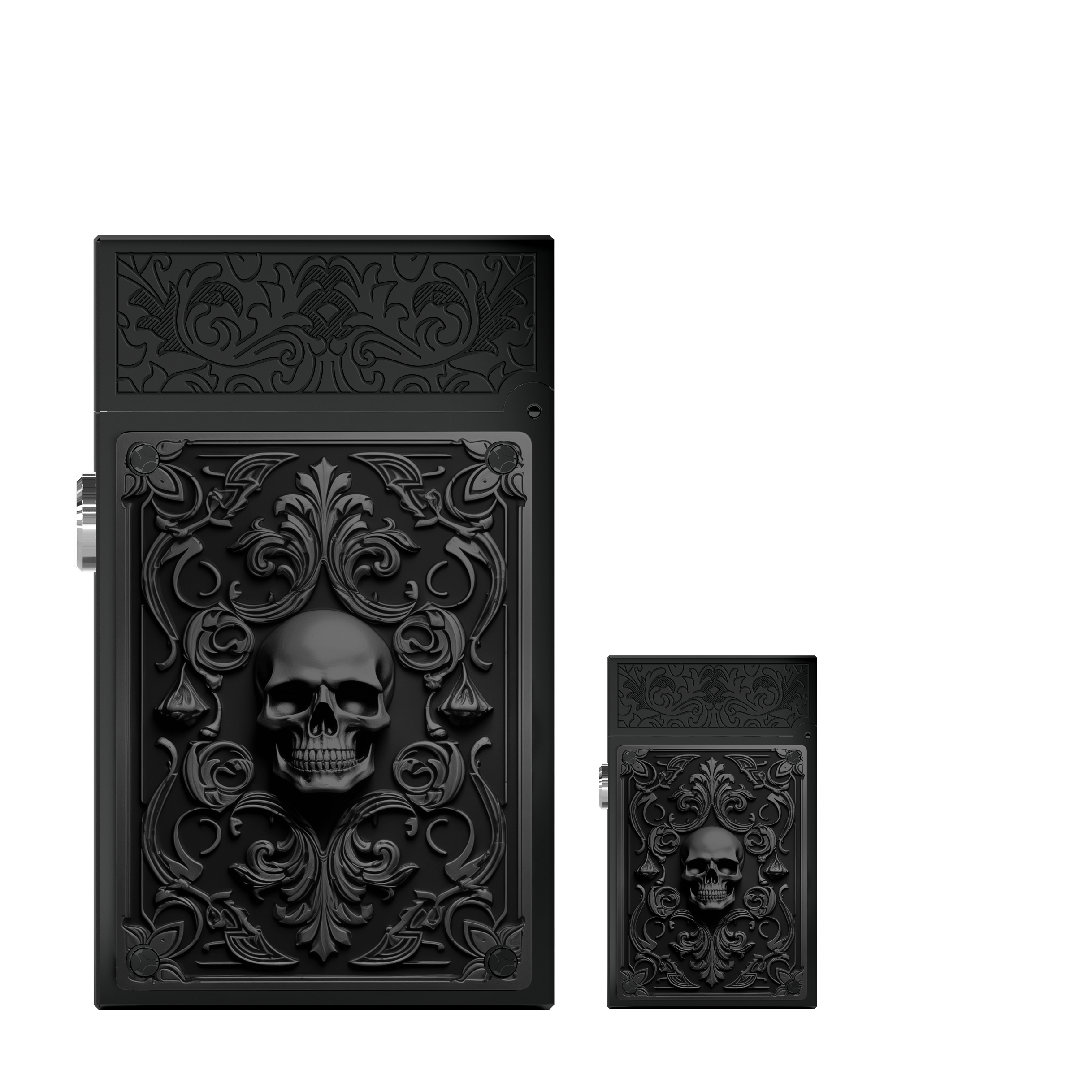 LUCKY SKULL H16005BL Pocket Complication Luxury Lighter - ST. Dupont Paris | CSC Cigars