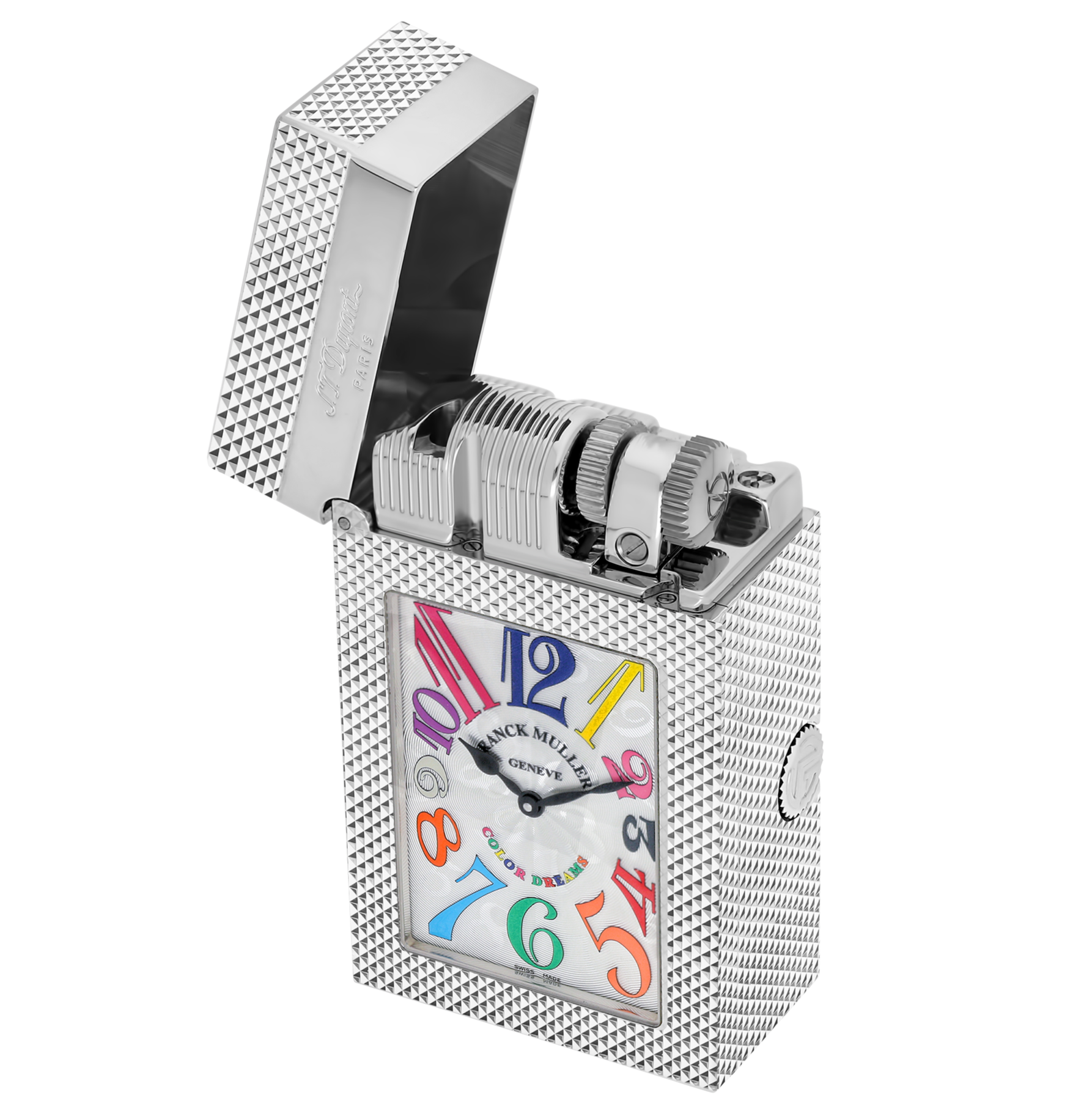 MASTER H16007 Franck Muller Blue Limited Edition Luxury Lighter - ST Dupont x Franck Muller | CSC Cigars