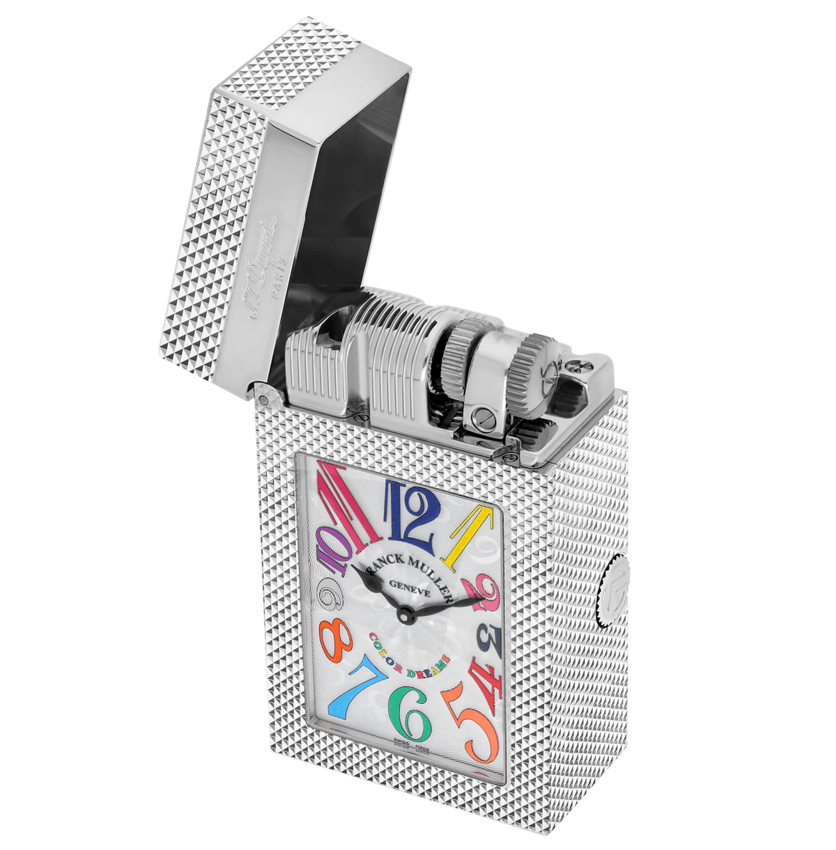 MASTER H16007 Franck Muller Blue Limited Edition Luxury Lighter - ST Dupont x Franck Muller | CSC Cigars