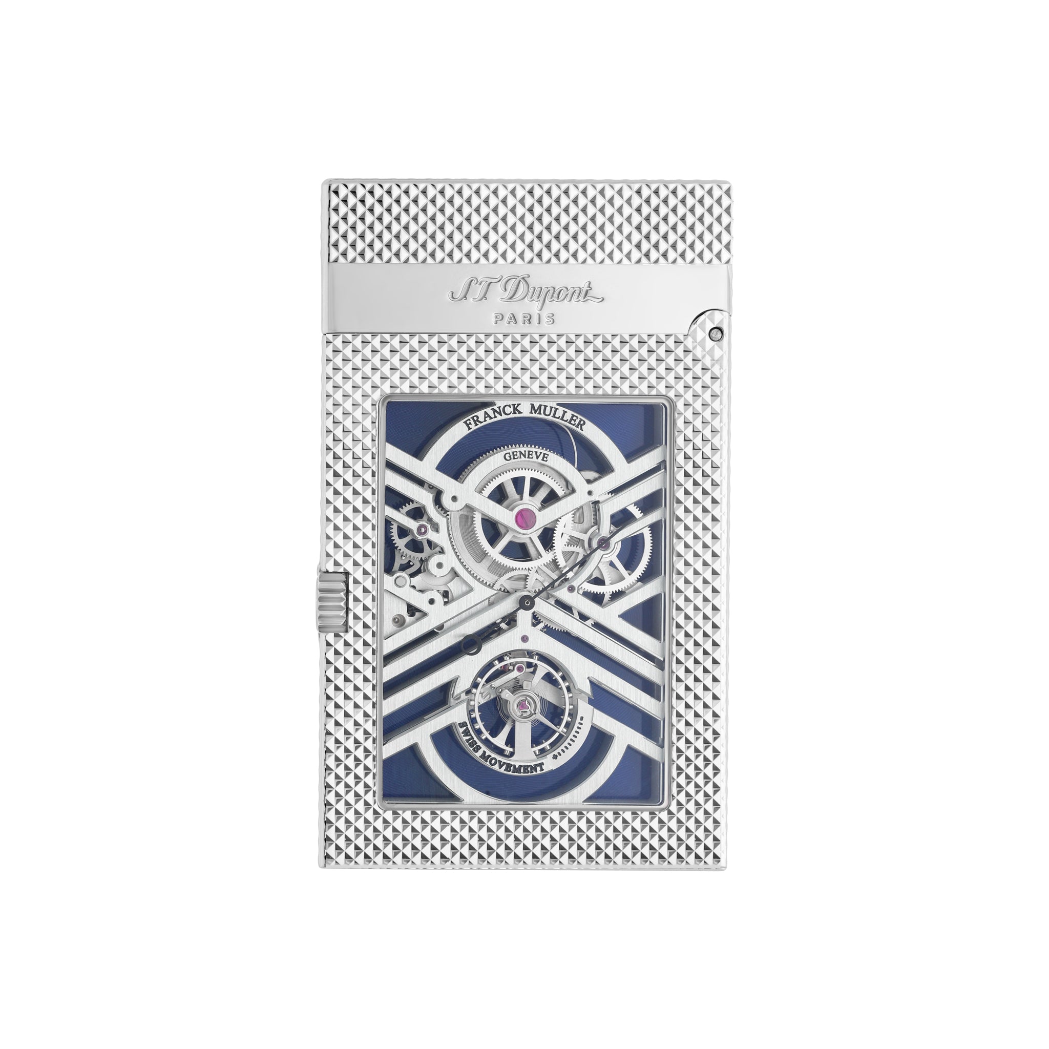 MASTER H16008 Franck Muller Black Luminova Limited Edition Luxury Lighter - ST Dupont x Franck Muller | CSC Cigars