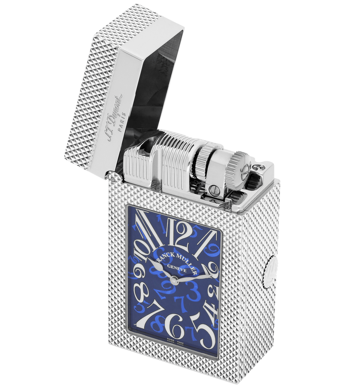 MASTER H16008 Franck Muller Black Luminova Limited Edition Luxury Lighter - ST Dupont x Franck Muller | CSC Cigars