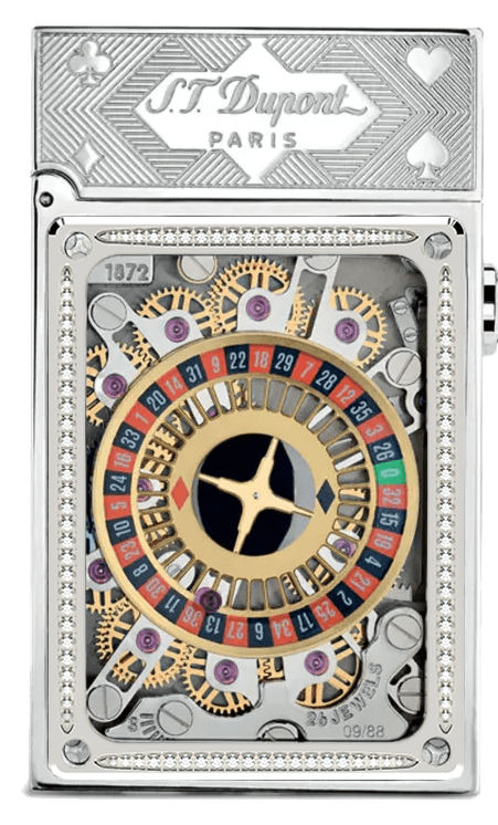 CASINO 016358PAL Pocket Complication Palladium Luxury Lighter - ST. Dupont Paris | CSC Cigars
