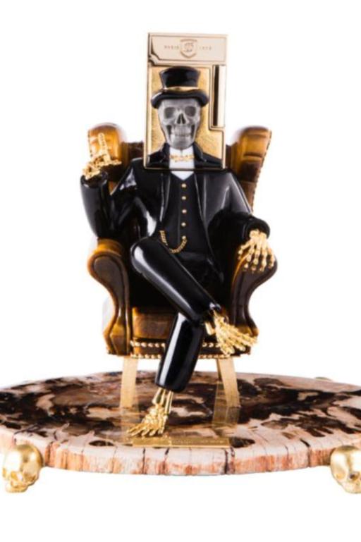 DANDY 016645S Dandy Skull Gemstone Luxury Lighter - ST Dupont Paris | CSC Cigars