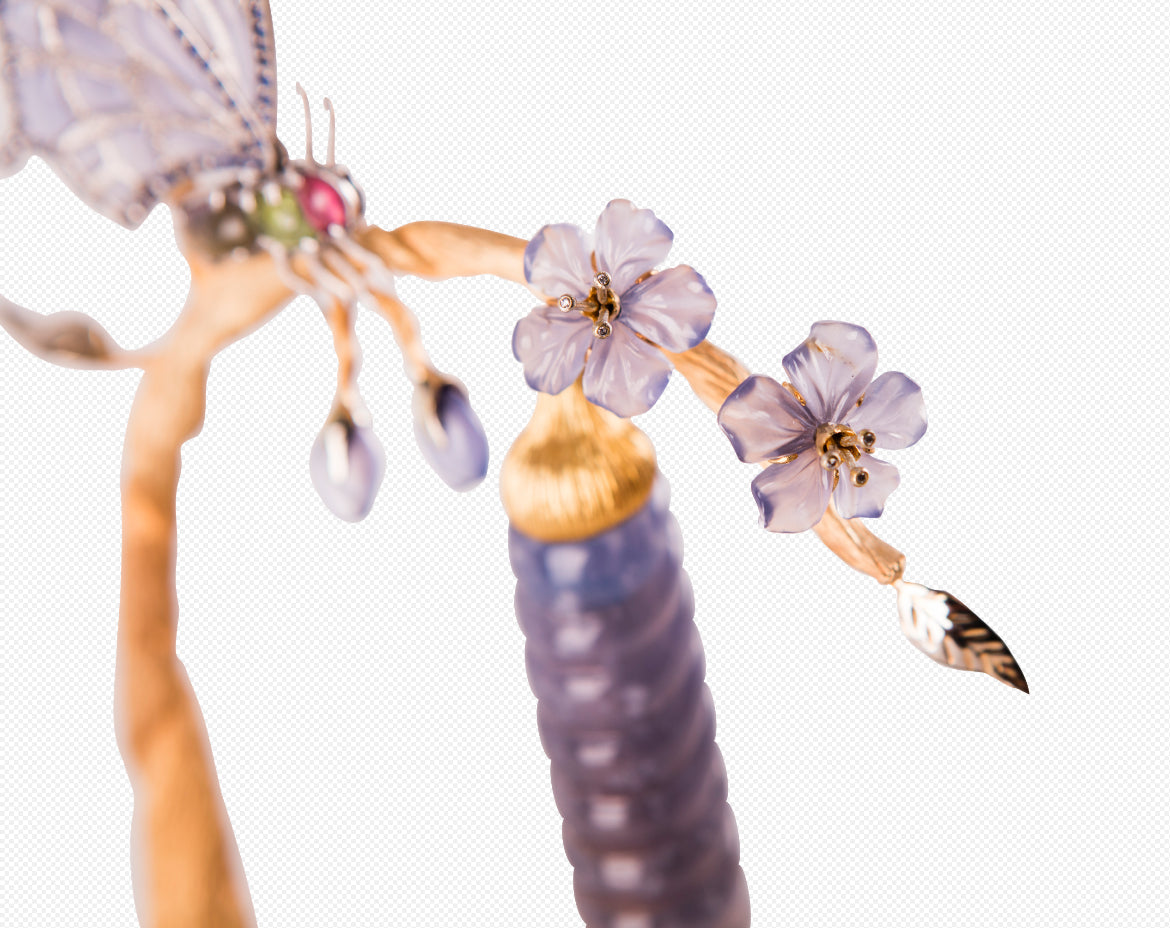 BUTTERFLY 241812 Butterfly Gemstone Luxury Fountain Pen - ST. Dupont Paris | CSC Cigars