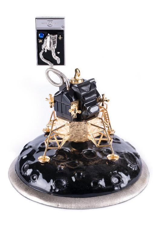 APOLLO 016949 Apollo Moon Landing Gemstone Luxury Lighter - ST Dupont Paris | CSC Cigars