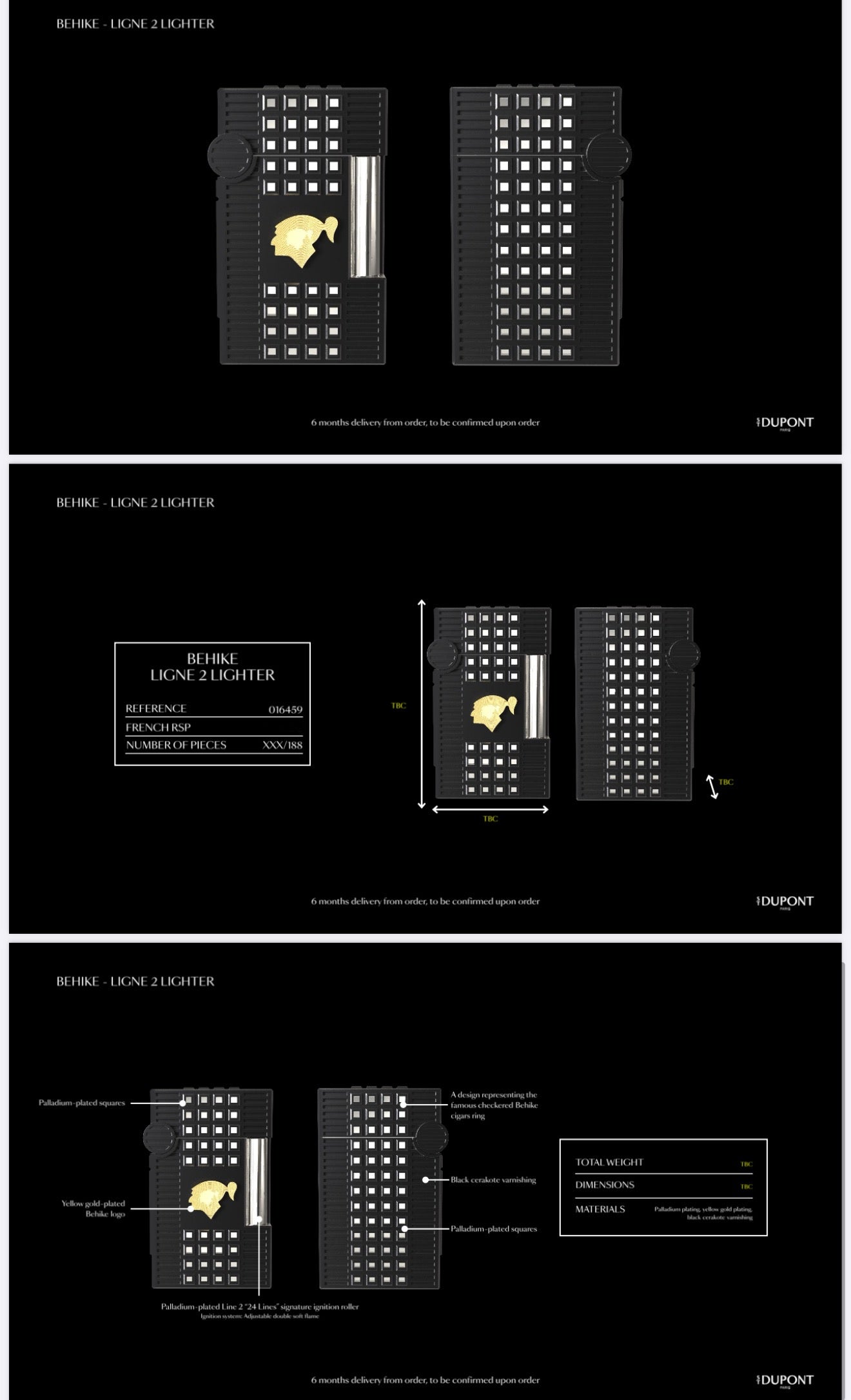 LIGNE 2 016459 Behike Collection Luxury Lighter - ST Dupont Paris | CSC Cigars