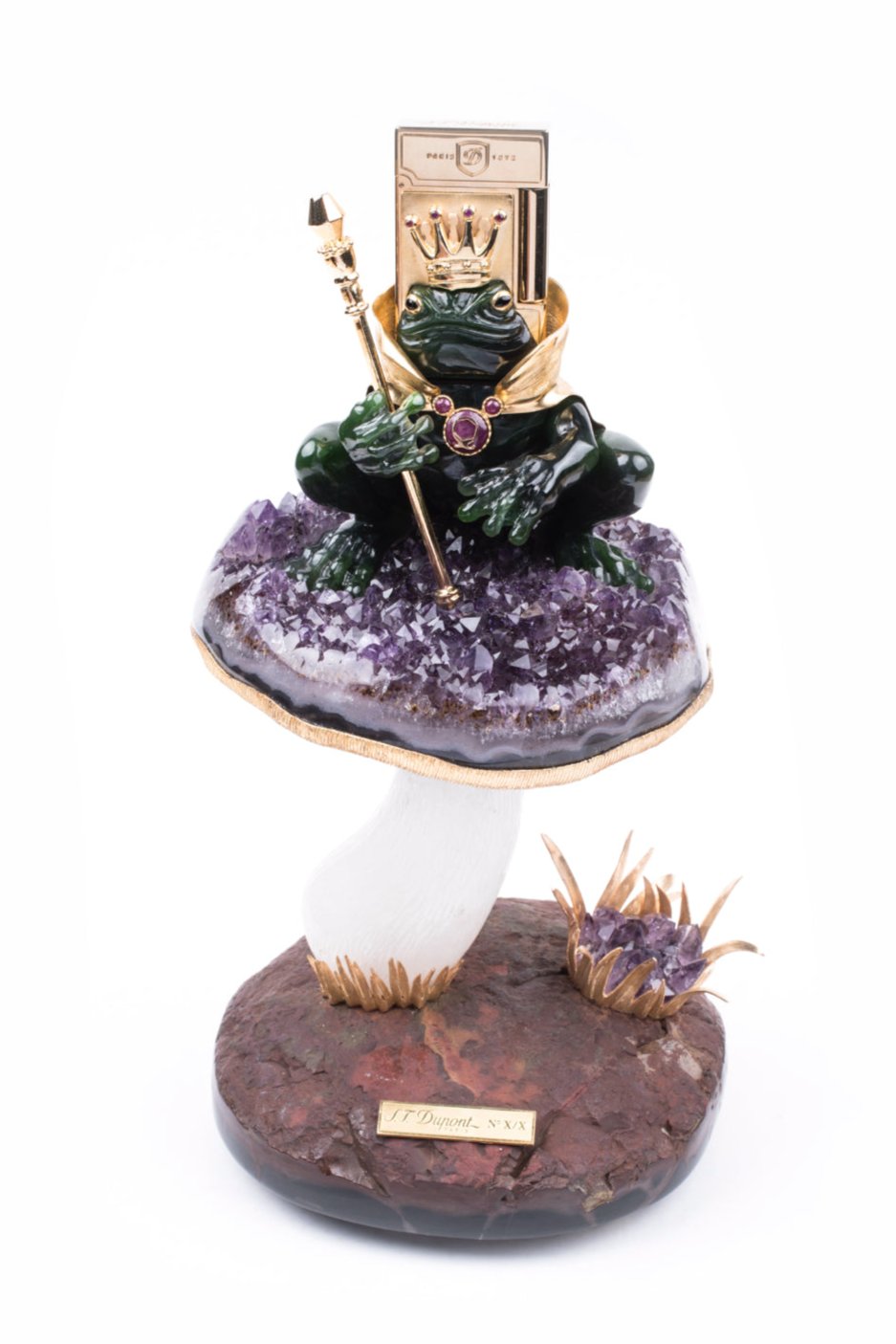 FROG KING 016950 Ultra Exclusive Frog Gemstone Luxury Lighter - ST Dupont Paris | CSC Cigars