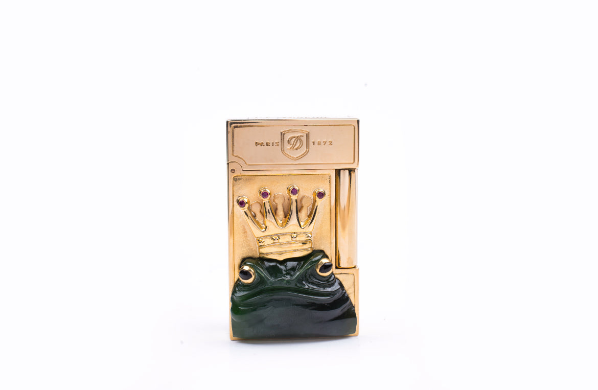 FROG KING 016950 Ultra Exclusive Frog Gemstone Luxury Lighter - ST Dupont Paris | CSC Cigars