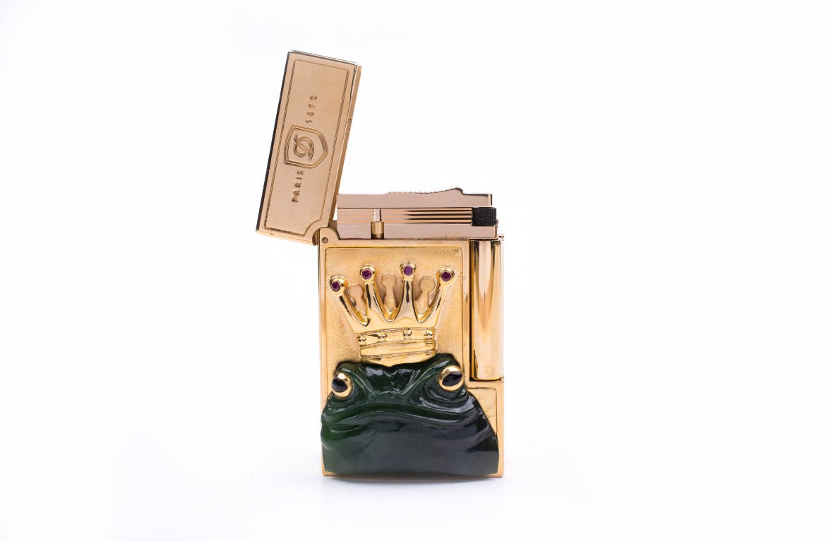 FROG KING 016950 Ultra Exclusive Frog Gemstone Luxury Lighter - ST Dupont Paris | CSC Cigars