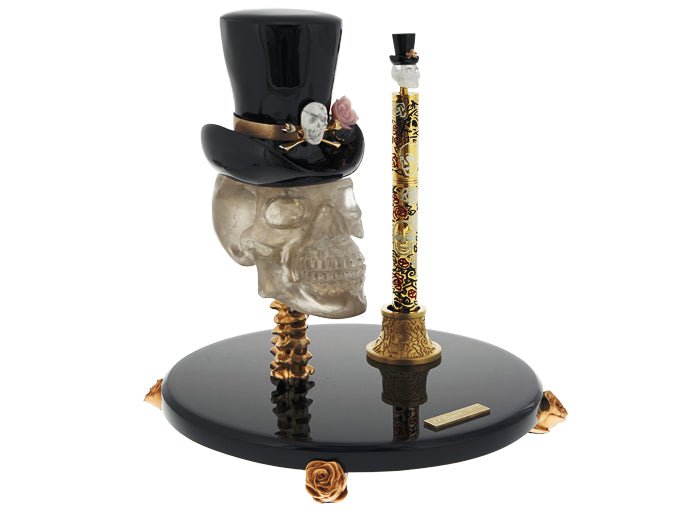 TATTOO 241659 Skull & Rose Gemstone Luxury Writing Instrument - ST Dupont Paris | CSC Cigars