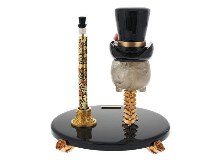 TATTOO 241659 Skull & Rose Gemstone Luxury Writing Instrument - ST Dupont Paris | CSC Cigars