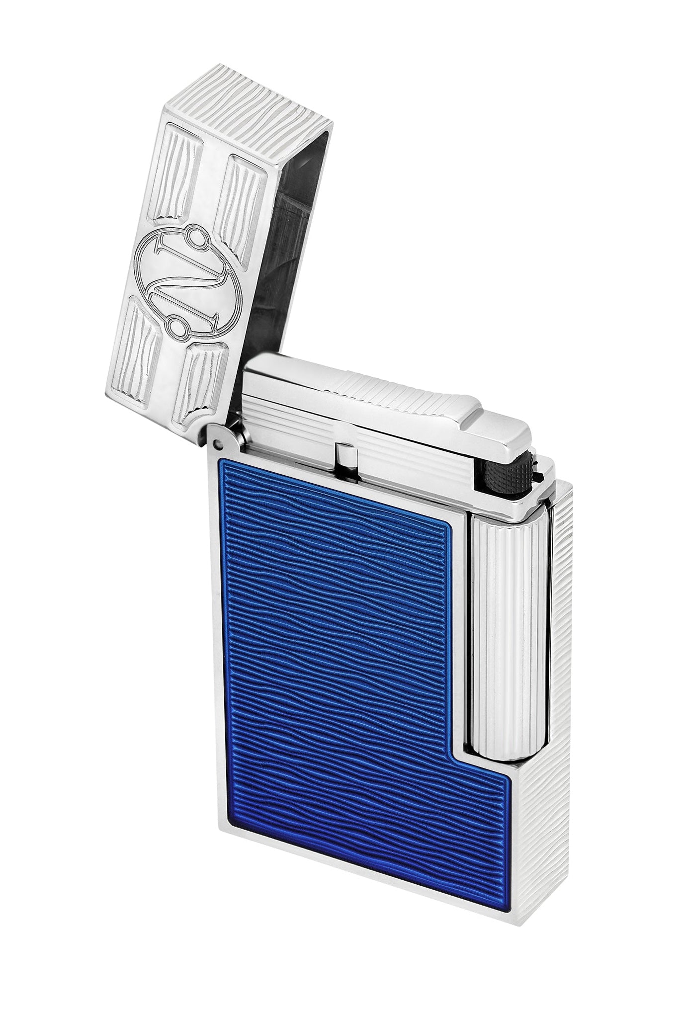 C16051CL Line 2 Lighter 20,000 Miles Blue Gulf Stream - ST Dupont | CSC Cigars