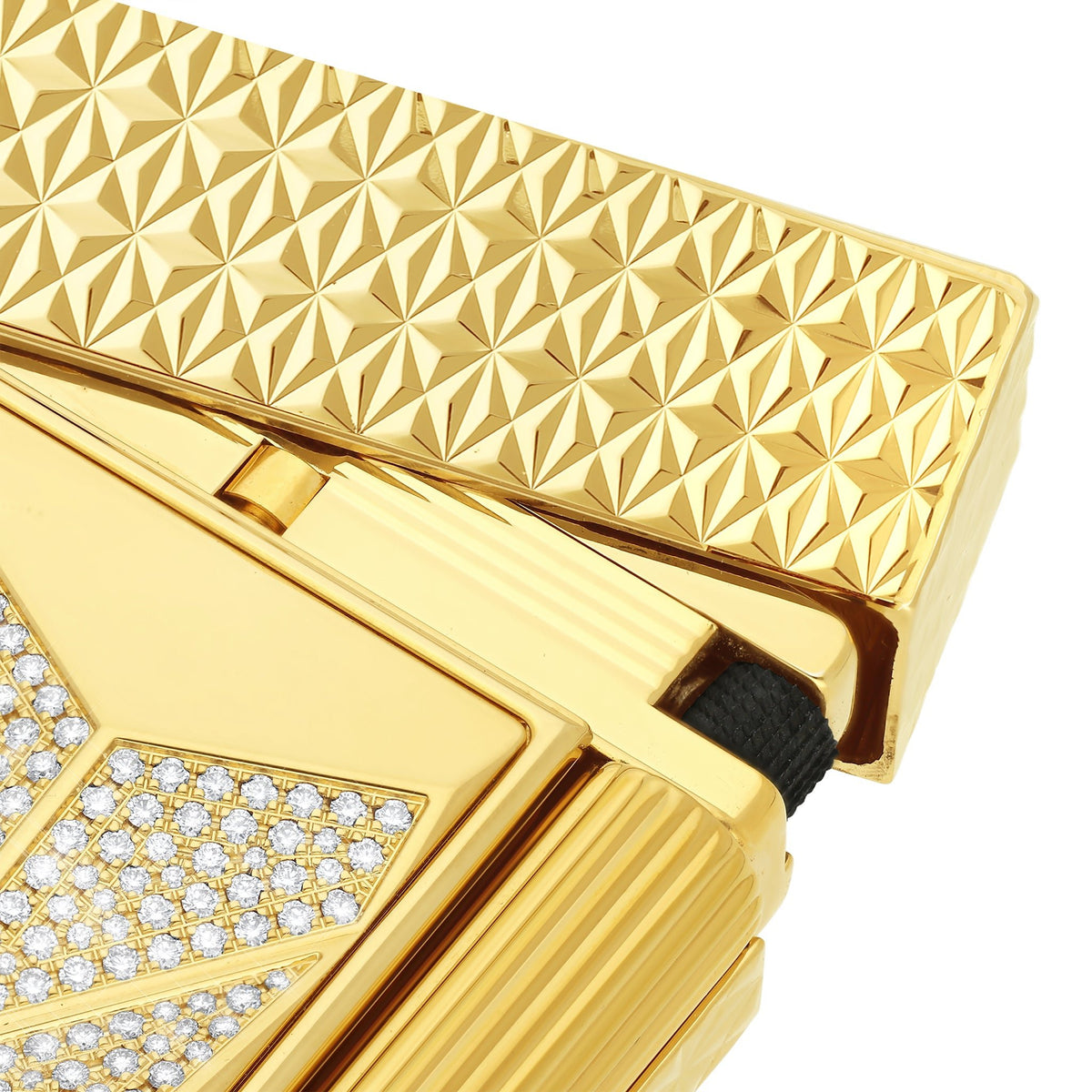 DIAMONDS FIRE - X Gold C16979 Luxury Lighter - S.T. Dupont Paris | CSC Cigars