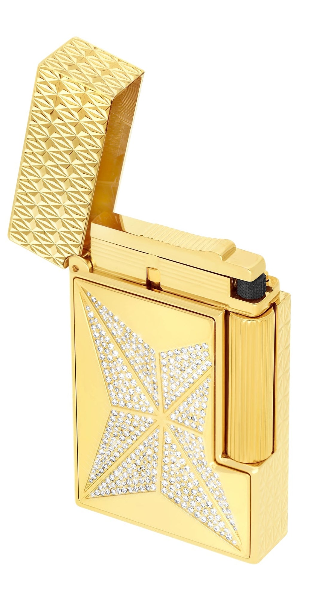 DIAMONDS FIRE - X Gold C16979 Luxus-Feuerzeug - S.T. Dupont Paris | CSC Cigars