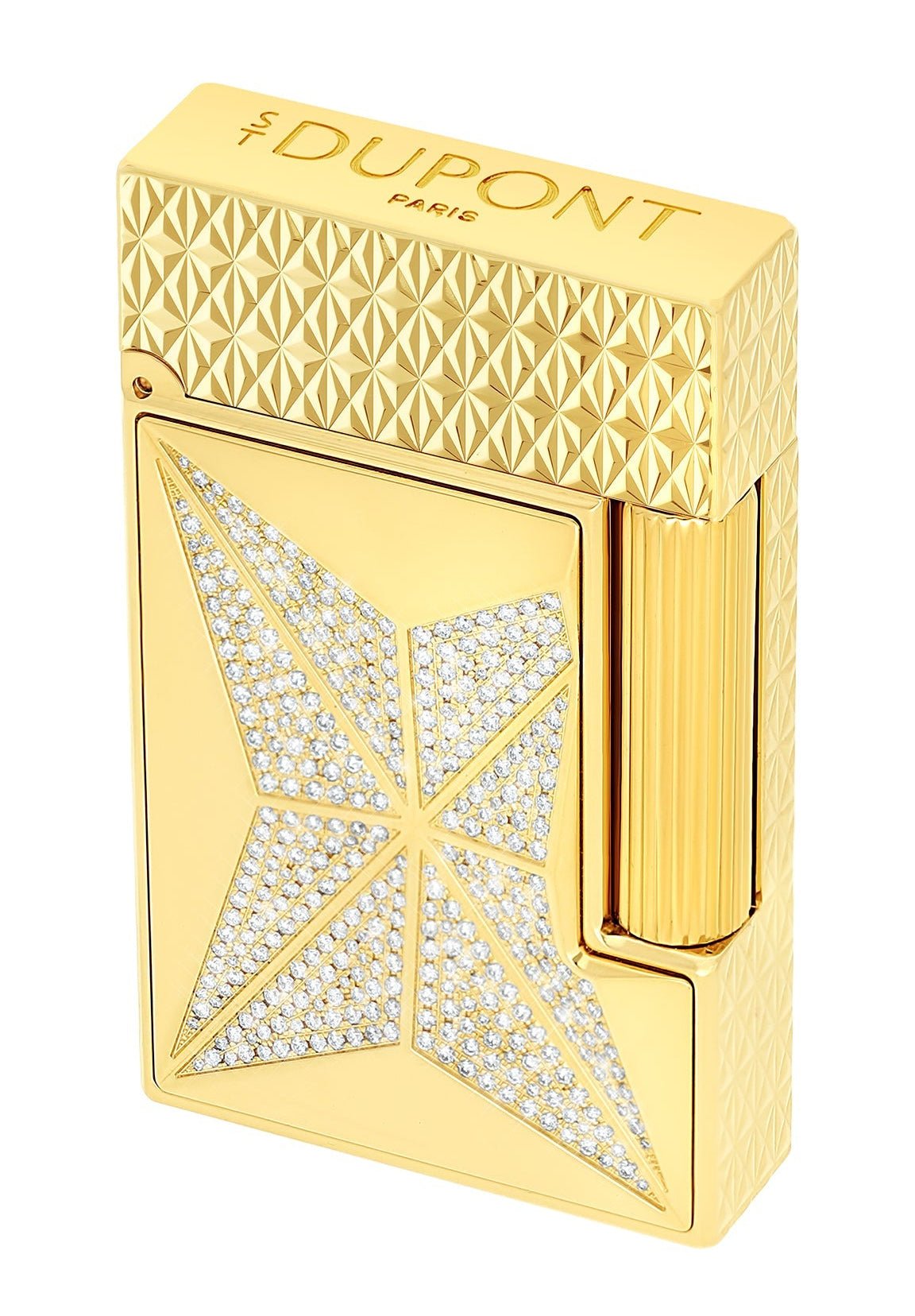 DIAMONDS FIRE - X Gold C16979 Luxury Lighter - S.T. Dupont Paris | CSC Cigars