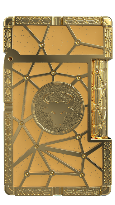 LE GRAND C23031TA Zodiac Stier – 18K Gold Luxus-Feuerzeug - S.T. Dupont Paris | CSC Cigars