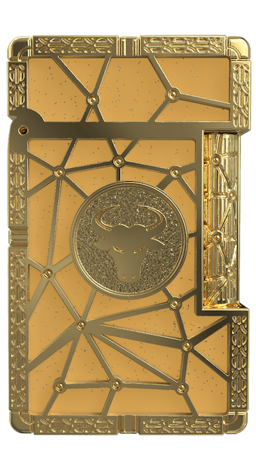 LE GRAND C23031TA Zodiac Stier – 18K Gold Luxus-Feuerzeug - S.T. Dupont Paris | CSC Cigars