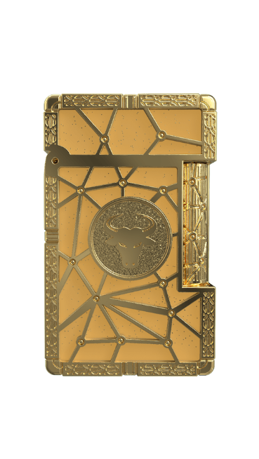 LE GRAND C23031TA Zodiac Stier – 18K Gold Luxus-Feuerzeug - S.T. Dupont Paris | CSC Cigars