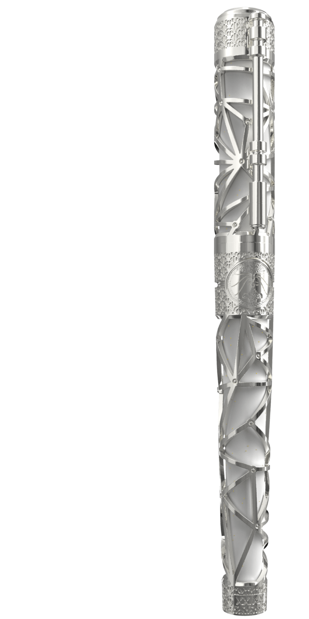LE GRAND C23024LI Zodiac Waage Weiß – 18K Gold Diamanten Luxus-Feuerzeug - S.T. Dupont Paris | CSC Cigars
