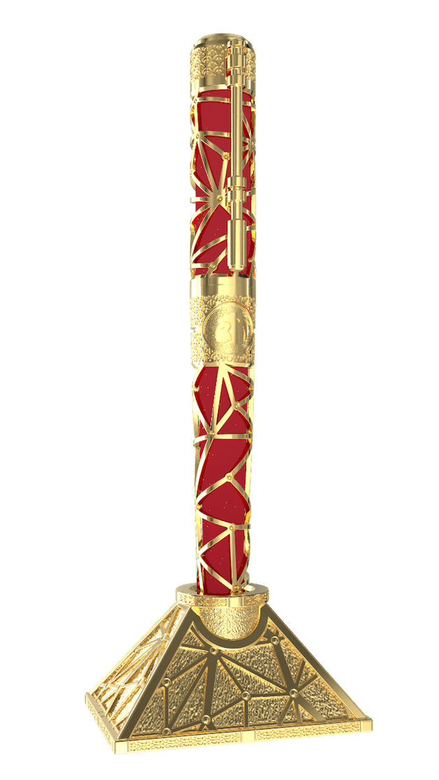 LE GRAND C23032LI Zodiac Löwe Rot – 18K Gold Luxus-Feuerzeug - S.T. Dupont Paris | CSC Cigars