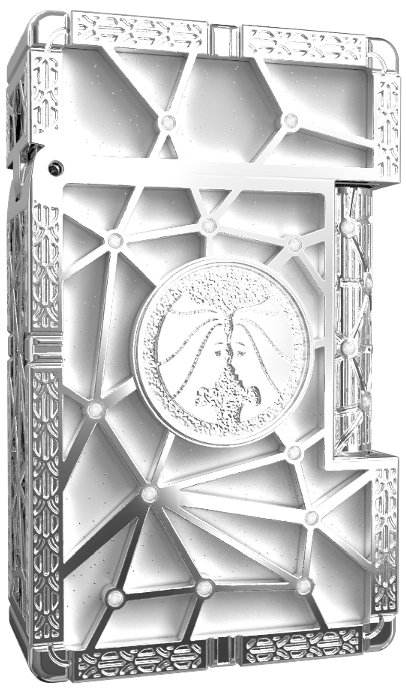 LE GRAND C23014LI Zodiac Waage Weiß – 18K Gold Diamanten Luxus-Feuerzeug - S.T. Dupont Paris | CSC Cigars