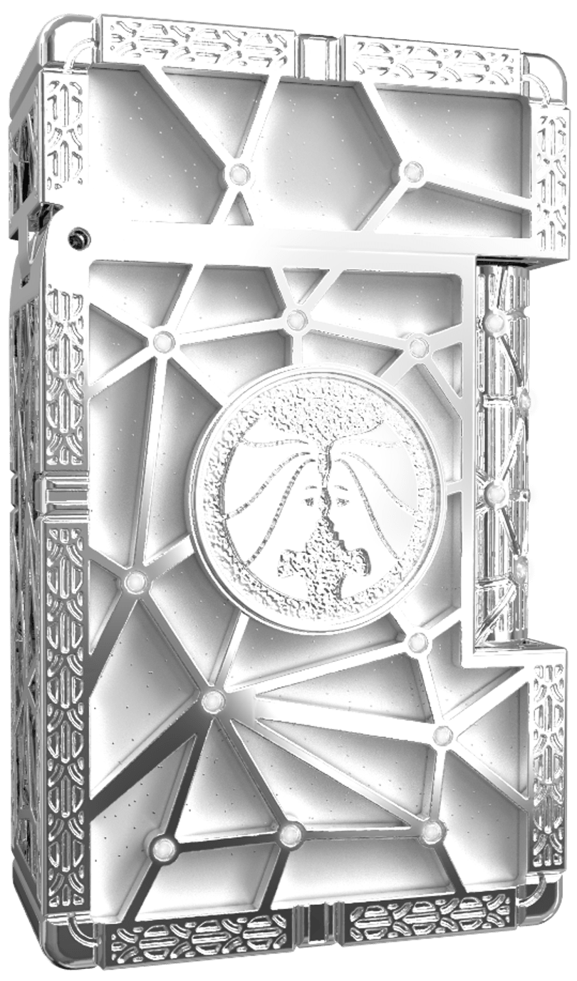LE GRAND C23014LI Zodiac Waage Weiß – 18K Gold Diamanten Luxus-Feuerzeug - S.T. Dupont Paris | CSC Cigars