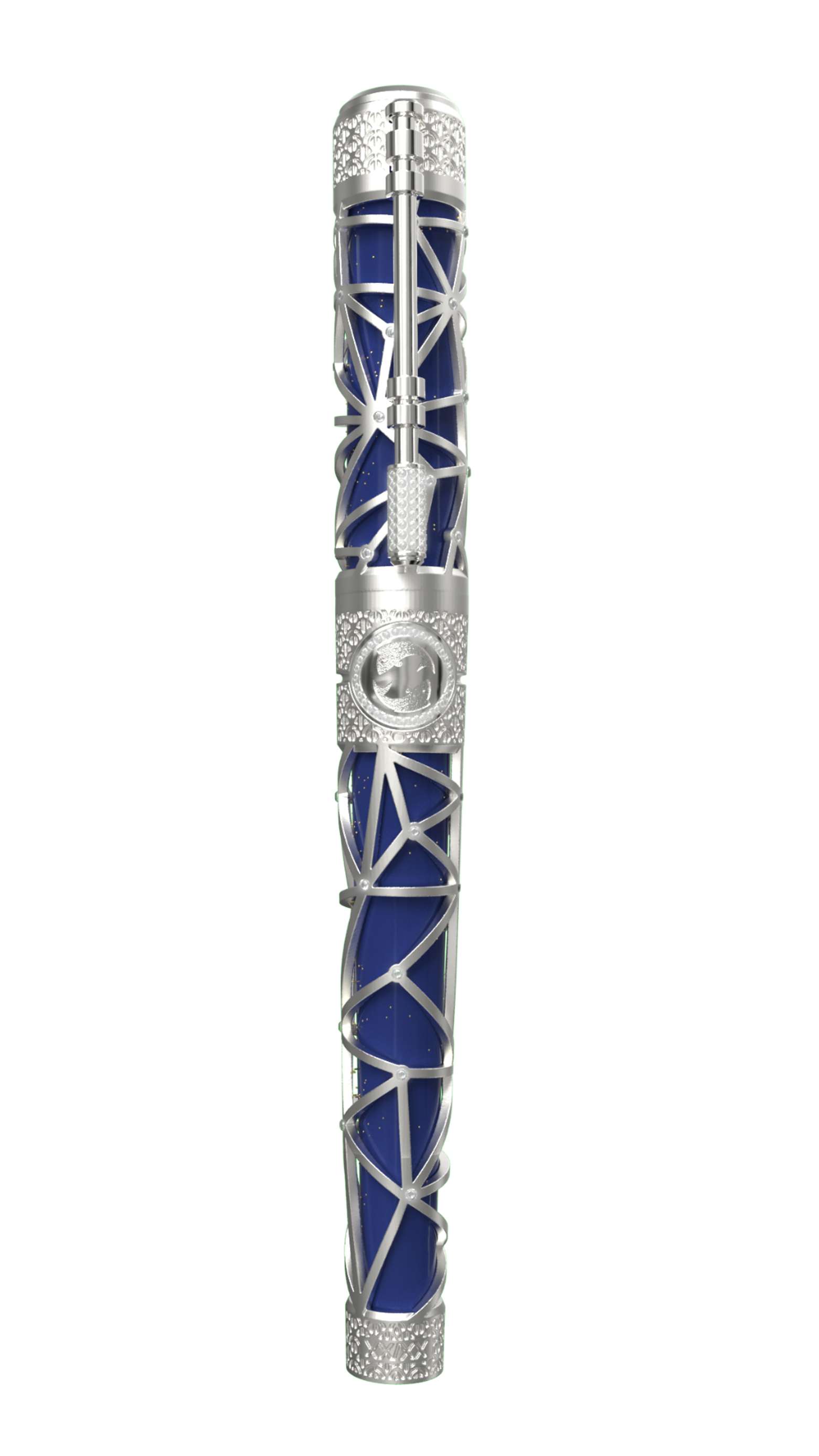 LE GRAND C23013PI Zodiac Fische Blau – 18K Gold Diamanten Luxus-Feuerzeug - S.T. Dupont Paris | CSC Cigars
