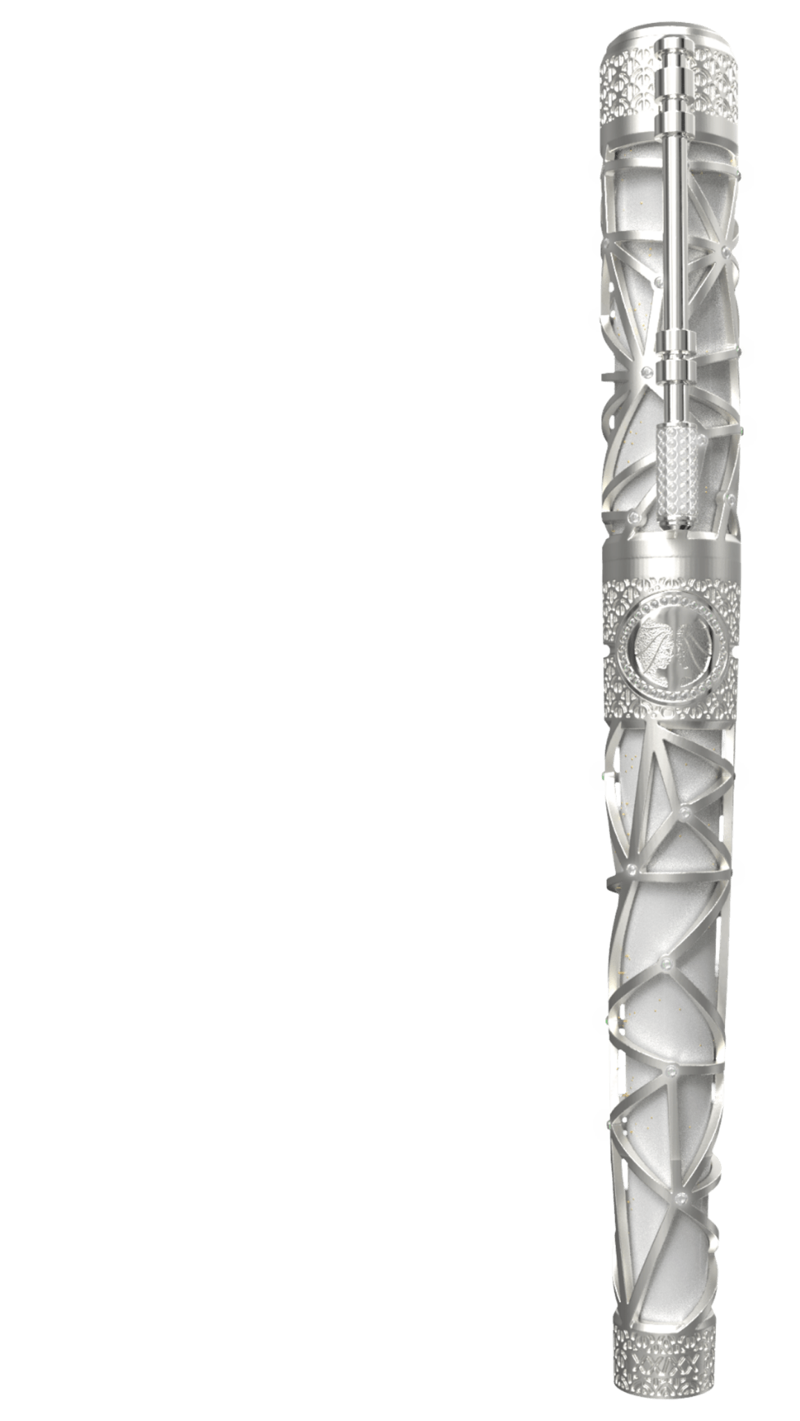 LE GRAND C23014LI Zodiac Waage Weiß – 18K Gold Diamanten Luxus-Feuerzeug - S.T. Dupont Paris | CSC Cigars