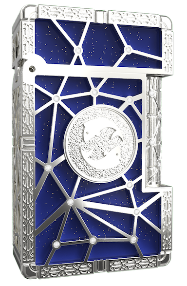 LE GRAND C23023PI Zodiac Fische Blau – 18K Gold Diamanten Luxus-Feuerzeug - S.T. Dupont Paris | CSC Cigars