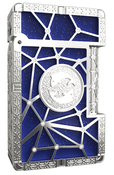 LE GRAND C23023PI Zodiac Fische Blau – 18K Gold Diamanten Luxus-Feuerzeug - S.T. Dupont Paris | CSC Cigars
