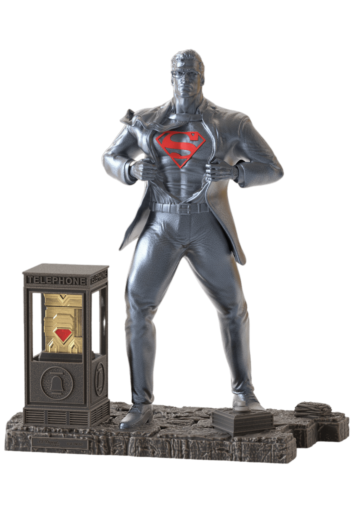 SUPERMAN 016027HC Superman DC Comics Luxury Lighter - S.T. Dupont x Warner Bros | CSC Cigars