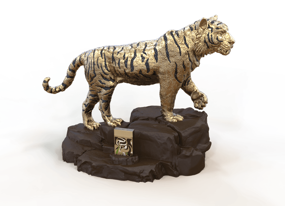 THE TIGER 016409 Year of the Tiger Luxury Lighter - ST. Dupont Paris | CSC Cigars