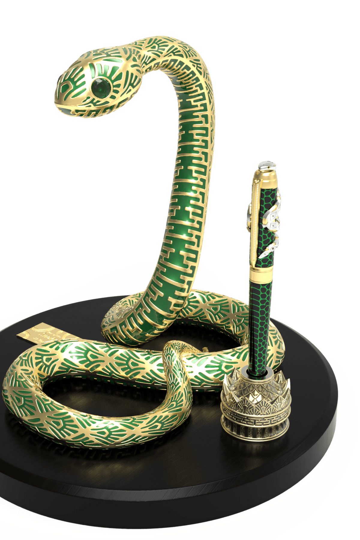 SNAKE 420080XL Year of the Snake High Jewelry Luxury Fountain Pen - S.T. Dupont Paris | CSC Cigars