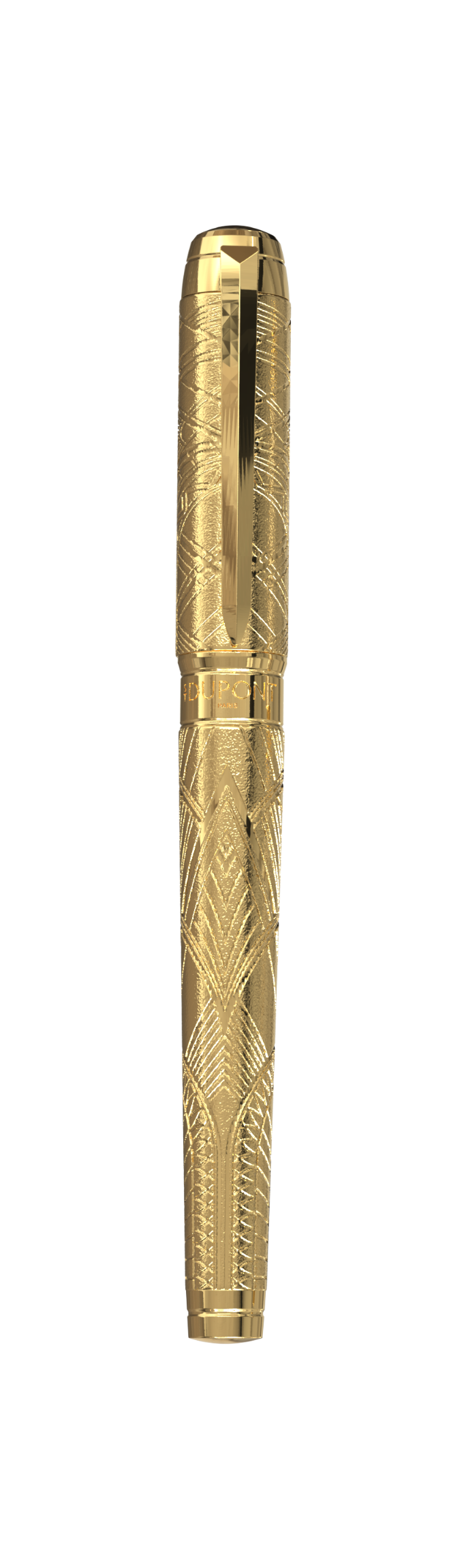 LE GRAND C23470 MOSAIC YELLOW GOLD Luxury Lighter - S.T. Dupont Paris | CSC Cigars