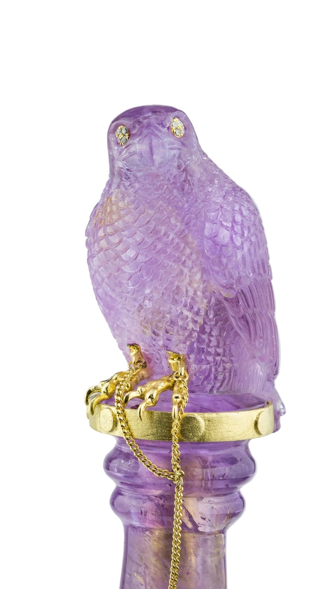 FALCON 241808 Peregrine Amethyst Gemstone Luxury Fountain Pen - ST. Dupont Paris | CSC Cigars
